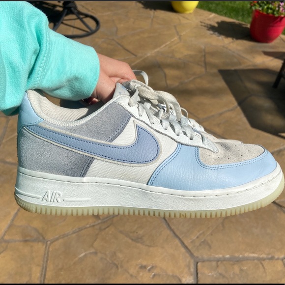 Nike Shoes - blue nike air force 1’s